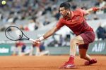 Novak Djokovic at the French Open, Paris, June 2, 2024