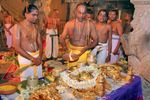 Rituals featuring gold artefacts at Tirumala Temple in Tirupati, Andhra Pradesh