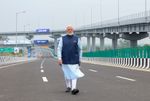 Narendra Modi after inaugurating the Dwarka Expressway, New Delhi, August 17, 2025