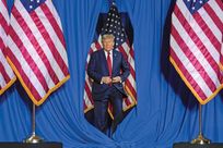 US President-elect Donald Trump at a campaign event in Erie, Pennsylvania on September 29, 2024