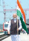 Prime Minister Narendra Modi at the inauguration of the Chenab railway bridge in Jammu & Kashmir, June 6, 2025