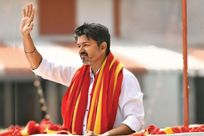 Thalapathy Vijay at TVK’s second anniversary celebrations, Mamallapuram, Tamil Nadu, February 26, 2025