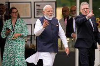 Prime Minister Narendra Modi and British Prime Minister Keir Starmer at Chequers Court, Buckinghamshire, July 24, 2025