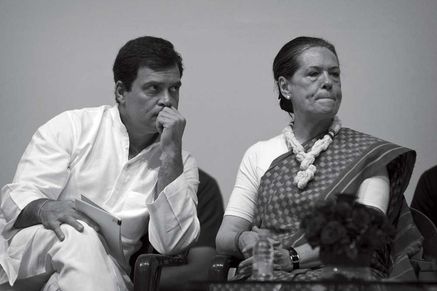 Rahul and Sonia Gandhi attend celebrations for Nehru’s 125th birth anniversary