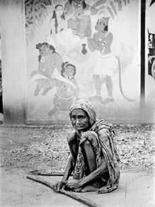 Sita by Jyoti Bhatt, silver gelatin print (1974)