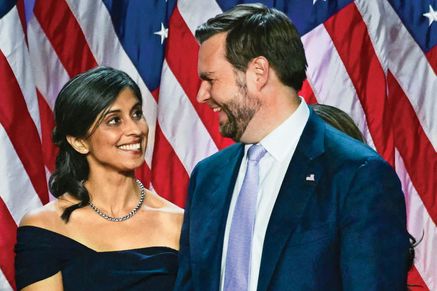 Usha and JD Vance, Florida, November 6, 2024