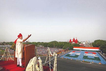 Narendra Modi’s first Independence Day address to the nation, New Delhi, August 15, 2014