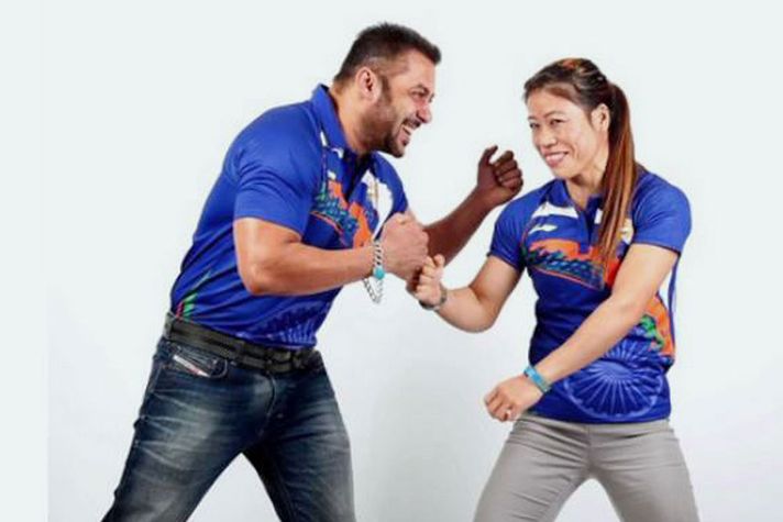 Salman Khan and Mary Kom