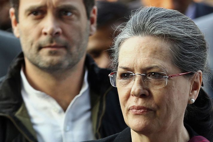 Sonia Gandhi and Rahul Gandhi 