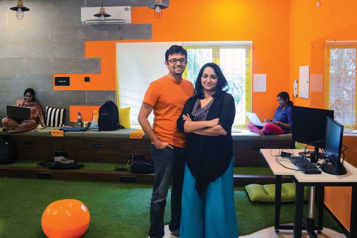 Ashwini Asokan, Anand Chandrasekaran, 35, 37 Founders of Mad Street Den