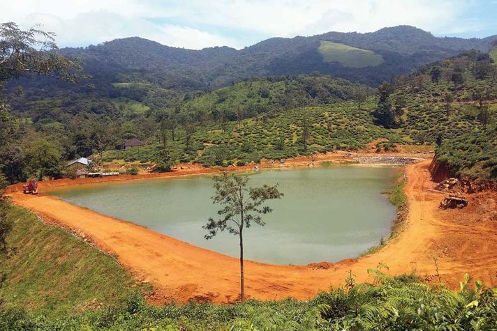 An unauthorised artificial lake in Wayanad that has led to water scarcity in the area