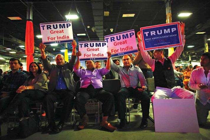 Indian-Americans organised an event to support Trump in New Jersey