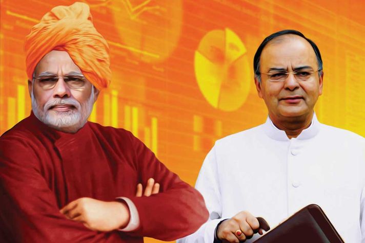 Narendra Modi and Arun Jaitley 