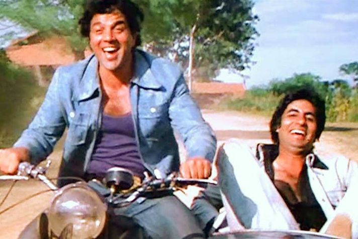 A scene from Sholay