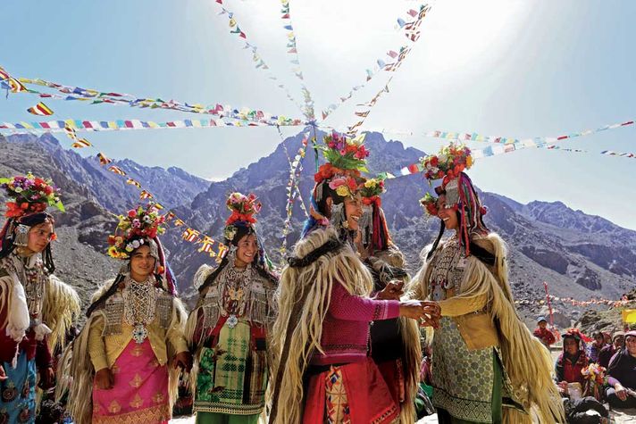 Brokpas in Garkon, Kargil district