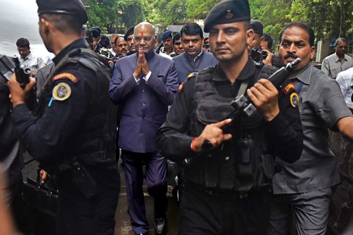 Ram Nath Kovind in Mumbai on July 15th, 2017