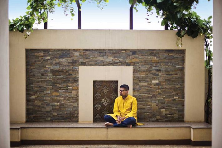 Dushyanth Sridhar at his Bengaluru home