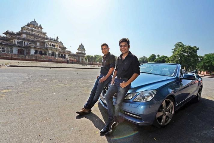 Amit (left) and Anurag Jain in Jaipur