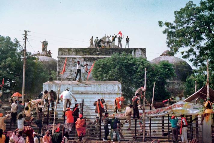 Just before the demolition on December 6, 1992