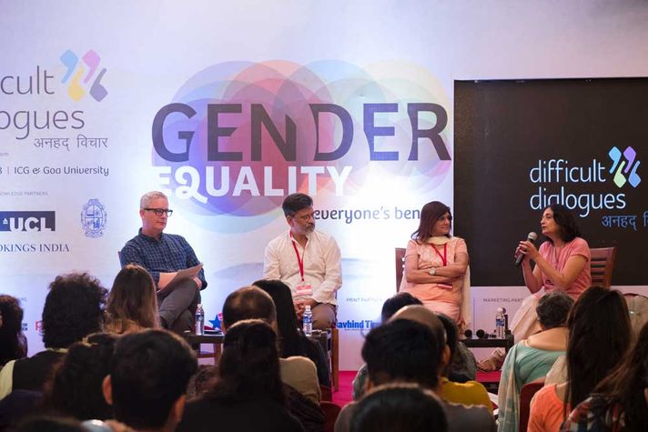 (From Left) David Osrin, Rahul Roy, Nayreen Daruwalla and Ritu Menon 