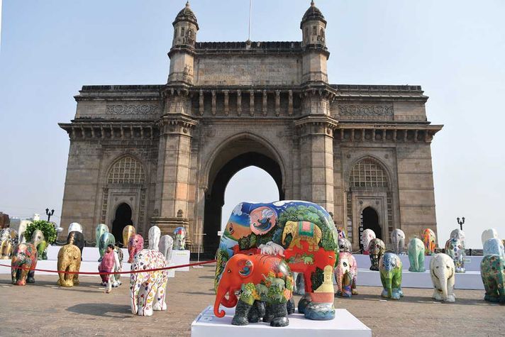 The Elephant Parade in Mumbai