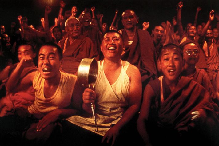 A scene from Khyentse Norbu’s Tibetan language Phörpa (The Cup)