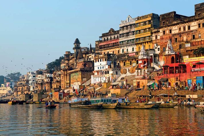 A ghat in Varanasi