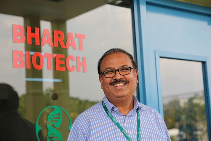 Krishna M Ella, 72, Chairman and Managing Director, Bharat Biotech