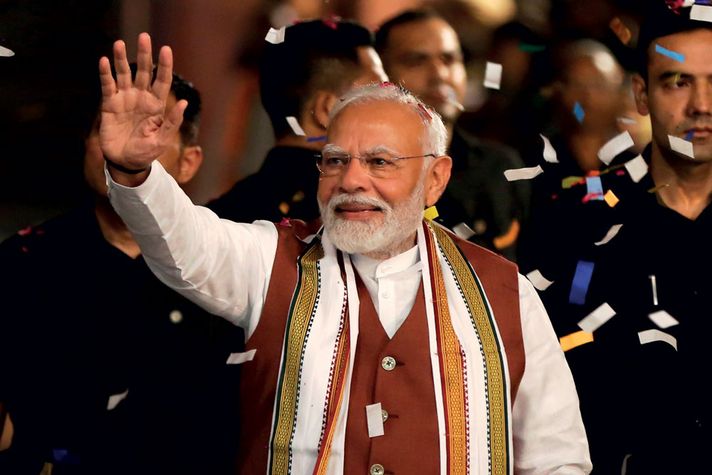 Prime Minister Narendra Modi at BJP headquarters, New Delhi, October 8, 2024