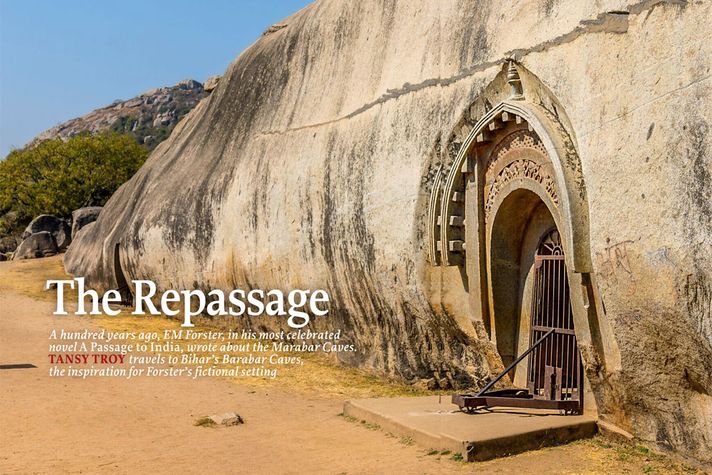 The Barabar Hill Caves, India’s oldest surviving rock-cut caves, in Bihar’s Sultanpur district