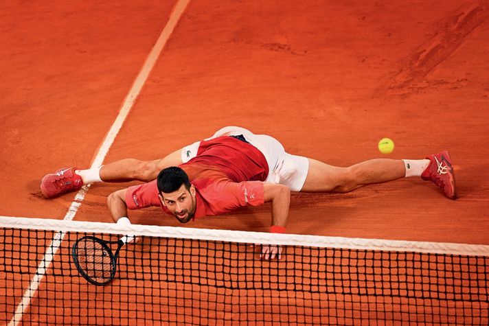 Novak Djokovic at the French Open at Roland Garros, Paris, June 03, 2024