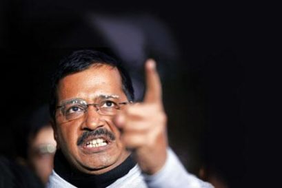 Arvind Kejriwal at a press conference in Delhi (Photo: ASHISH SHARMA)