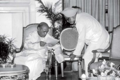 PV Narasimha Rao with Manmohan Singh