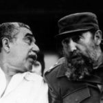 Fidel Castro (right) with Gabriel García Márquez