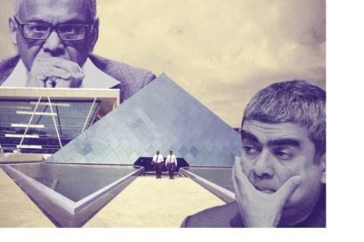 NR Narayana Murthy and Vishal Sikka