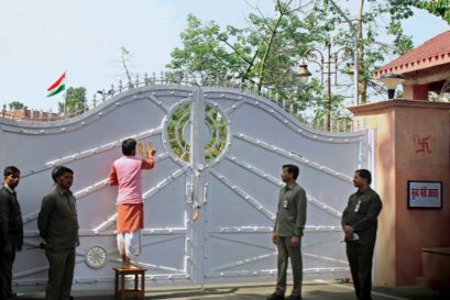 Giving a Hindu touch to the official residence of the new Chief Minister in Lucknow