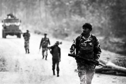 Cobra commandos of the CRPF return from an operation on the Dornapal-Jagargunda road in Chhattisgarh’s Sukma district