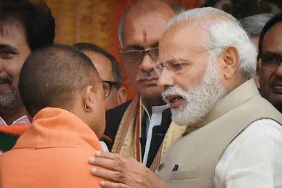 Narendra Modi and Yogi Adityanath