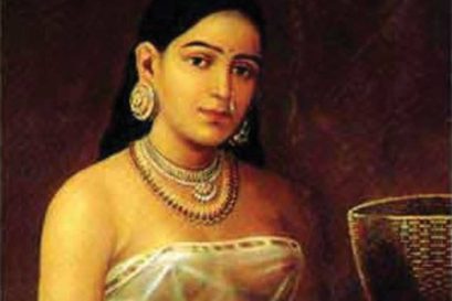 A Raja Ravi Varma painting