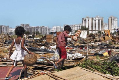 A slum in Gurgaon