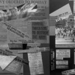 Newspaper reports of the naval mutiny published in February 1946