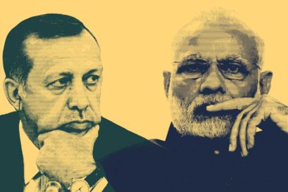 Erdoğan and Narendra Modi