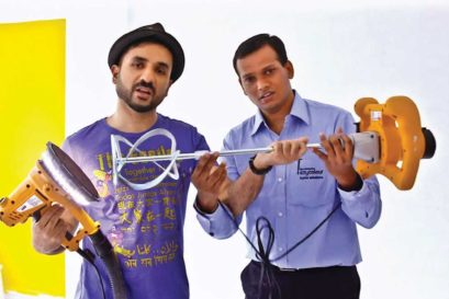 Vir Das plays the fool with an Asian Paints service executive