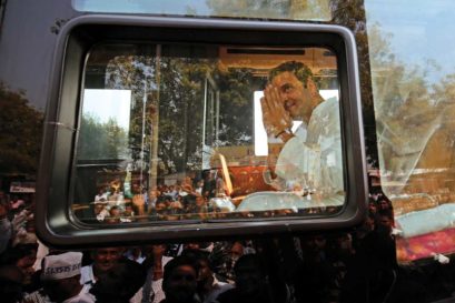 Rahul Gandhi at a Congress rally in Gujarat, November 11