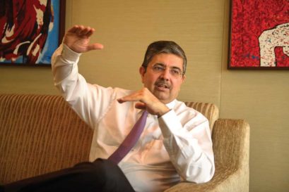 Uday Kotak has flagged the risk of a potential stockmarket bubble