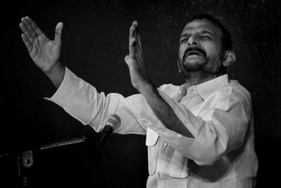 TM Krishna at a concert