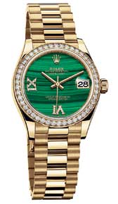 ROLEX: OYSTER PERPETUAL DATEJUST 31MM IN YELLOW GOLD