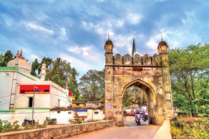 Masjid Jamil Baig stands next to Mahmud Darwaza, one of 52 gates in Aurangabad