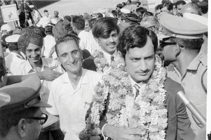 Ajit Wadekar, April 1971, on his return from England