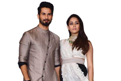 Shahid Kapoor and his wife Mira Rajput